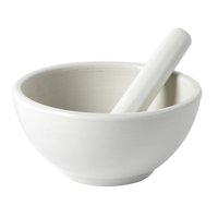 Bothyi - Juego De Mortero Y Maja Para Mezclar Utensilios De Cocina Diy, Cuenco De Cerámica Para Moler Ajo L