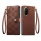 thumbnail image 1 of Funda Billetera con Cierre para [Xiaomi Redmi A5 4G] con Tarjetero, Soporte y Correa de ManoMarrón, 1 of 5