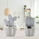 thumbnail image 5 of Figura Decorativa Cactus Gancho Cerámica Concreto, 5 of 5
