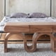 thumbnail image 3 of Mesa de Arrimo Triple Curve de Madera, 3 of 10
