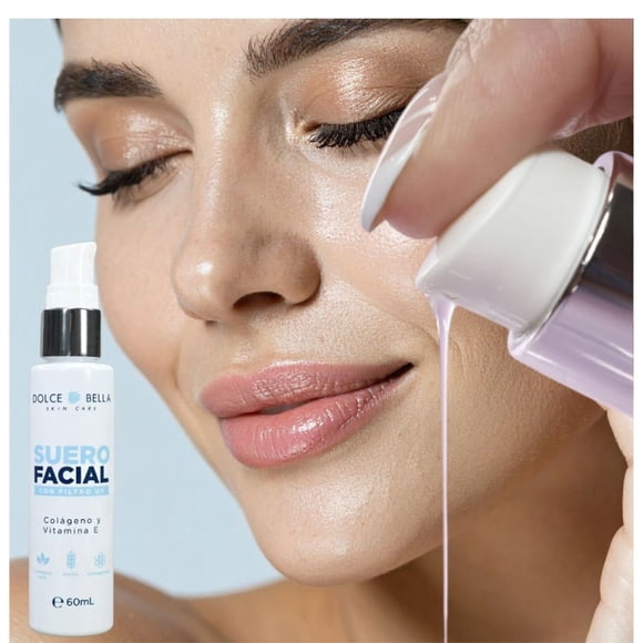 Serum facial con colageno filtro solar y vitamina E 60ML