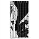 thumbnail image 1 of Cortina de ducha de anime japonés Death Note, juego de cortina de baño con ganchos, tamaño 36 x 72 pulgadas, 1 of 3