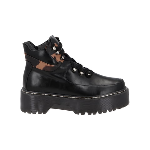 Botin Mujer Negro Plataforma Candela Police