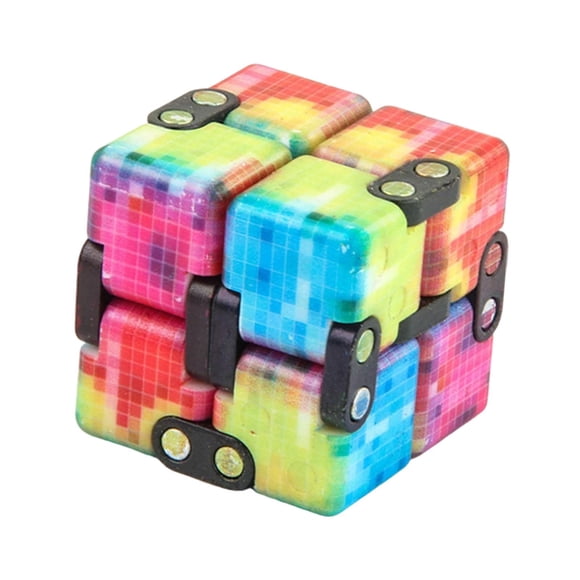 Flip Cube Toy Gira Suavemente El Juego Para Aliviar El Estrés Para Adolescentes, Niños Y Adultos Coloridos