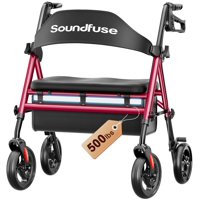 Rollator Walker Soundfuse Soundfuse Bariatric, 500 Libras