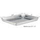 thumbnail image 2 of Bandeja para horno tostador compacto de acero inoxidable, profesional, 10'' x 8'' x 1'', resistente y saludable, borde profundo, acabado de espejo superior, apto para lavavajillas, 2 of 5