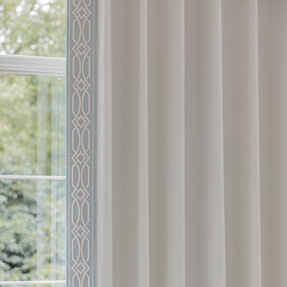 Cortinas VisionaryHomeDesign 152 cm Blanco Perla con Pliegue Tipo Pinza