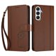 thumbnail image 3 of Funda Cartera Trébol para Samsung Galaxy A05s con Ranuras Tarjetas y Carga Inalámbrica Marrón, 3 of 6