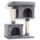 thumbnail image 1 of Cat Tree PAWBEE de 33 pulgadas de alto para gatos de interior con 2 condominios, 1 of 7