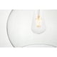 thumbnail image 5 of Lámpara de Techo Empotrada Elegant Lighting Baxter Negra Transparente 28 cm, 5 of 6