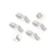 thumbnail image 4 of INSPIRE CHIC Tirantes de Sujetador para Mujer 2 Pares 10/12/15/18/20mm de Ancho Tirantes Elásticos Ajustables para Hombro Blanco-Patrón de Flores-18mm, 4 of 5