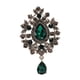 thumbnail image 1 of Broche Pin Accesorios De Estilo Retro Cárdigan Ropa De Regalo Broches De Mujer Alfileres Verde, 1 of 5