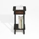 thumbnail image 4 of Mesa lateral Furinno Turn-N-Tube de 3 niveles con almacenamiento, negro espresso, 4 of 6