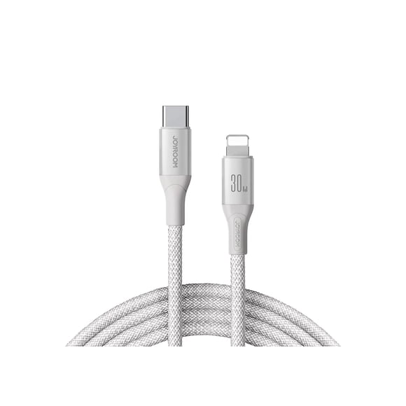 Cable USB-C a Lightning 30W Carga Rápida 2 m (Blanco) - JOYROOM