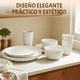 thumbnail image 3 of Set 16 PCS juego de vajilla completo melamina estilo, 3 of 3