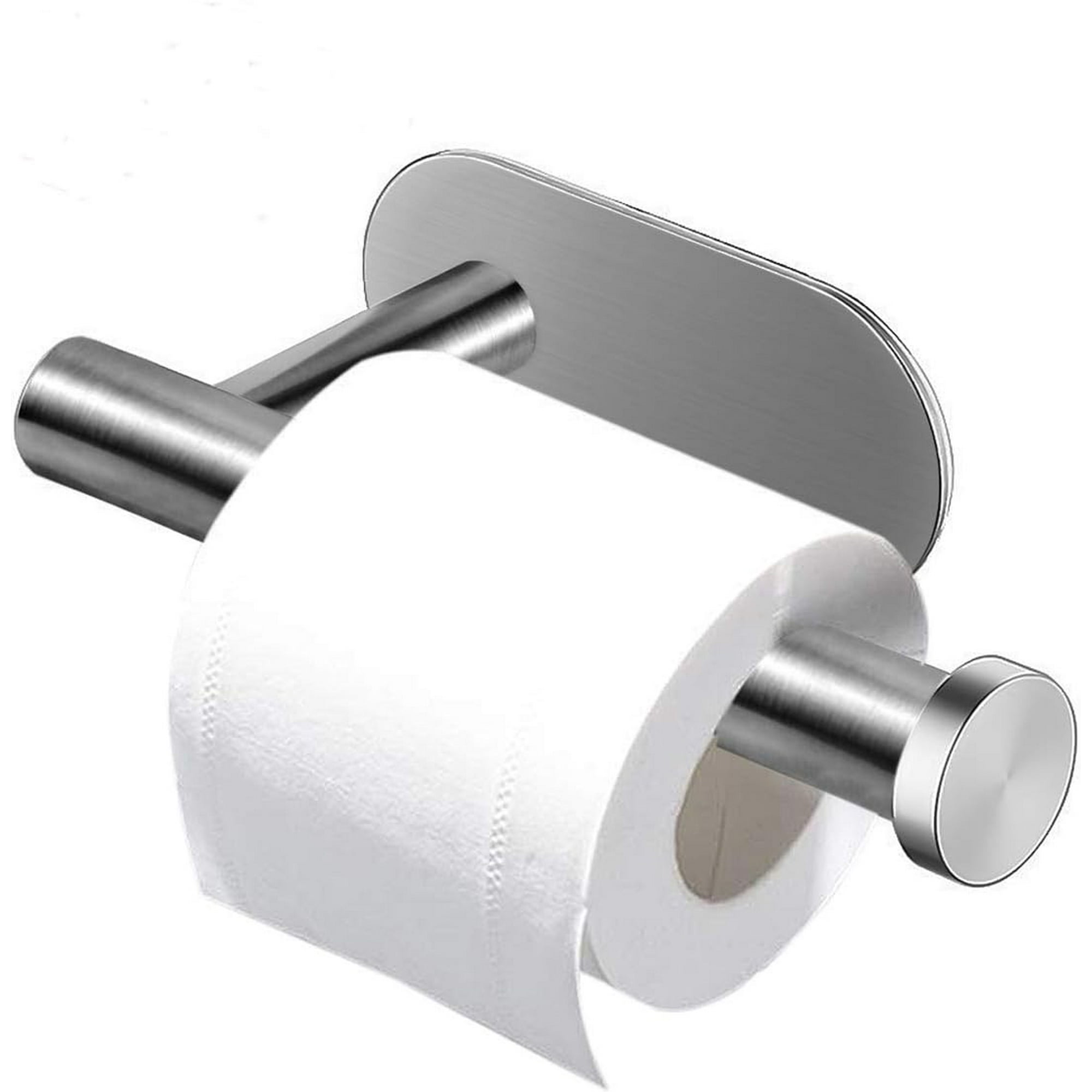 Wakeshome - Porta Confort Baño Acero Inoxidable Estante Papel Higienico Plateado