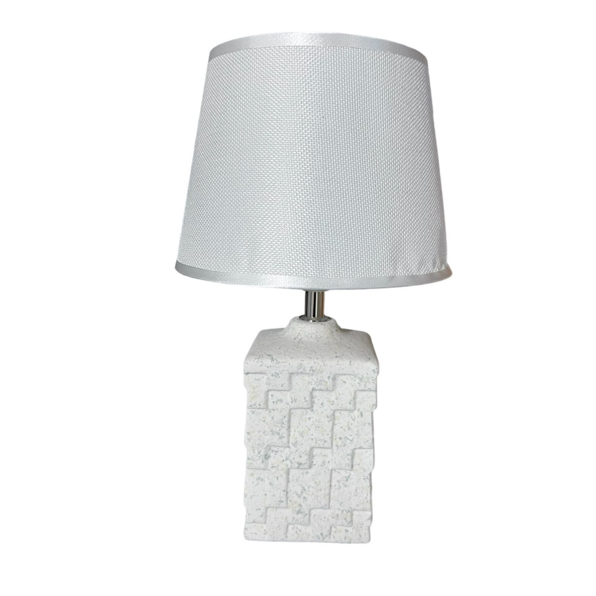 Oem - Lampara De Velador Lampara De Mesa Diseño Piedra Tallada Bl