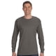thumbnail image 1 of Camiseta Hanes TAGLESS TAGLESS de manga larga gris ahumado ComfortSoft Cotton, 1 of 3