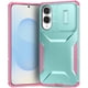 thumbnail image 1 of Funda Resistente para Samsung Galaxy S25 Edge con Tapa Deslizante y Protección Militar Verde, 1 of 6