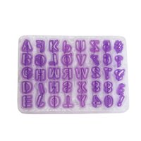 Disparo - Moldes Cortadores Para Galletas Diseño Abecedario Números