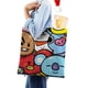 thumbnail image 4 of BT21 Bolso de tela con estampado de lienzo para mujer, bolsa de compras reutilizable y estética, con cremallera interior, regalo para mujer,40*40cm., 4 of 6