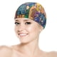 thumbnail image 5 of The Archies Gorro de Natación de Licra, Gorro de Baño de Tela Cómoda, Gorro Elástico Antideslizante para Hombres, Mujeres y Niños, 5 of 6