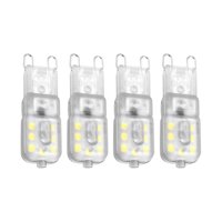Magideal - 4 Uds G9 Bombilla Led Bombilla De Maíz, Bombillas Led G9 Bi Pin, Luz Led De Maíz Para Iluminación De Paisaje Lámpara De Escritorio Luz Colgante Garaje 3W