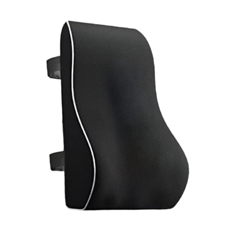 Magideal - Almohada De Apoyo Lumbar De Espuma Viscoelástica, Accesorio Liviano, Portátil, Fácil De Instalar, Cojín De Cintura De 7,7 X 5,7 Pulgadas Para Silla