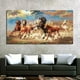 thumbnail image 4 of 1pc Frameless Animal Art Running Horses Canvas Painting, Wall Pictures For Living Room Decor Modern Abstract Art Prints Posters, No Frame, 4 of 4