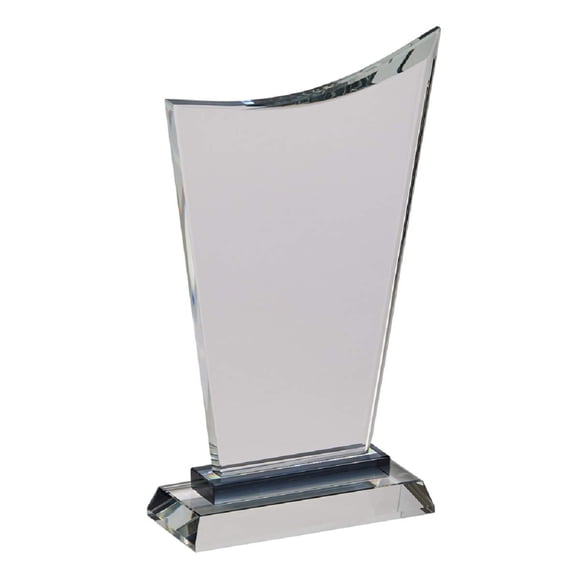 Trofeo Trophy Creative Gifts International Wave Trophy, cristal negro