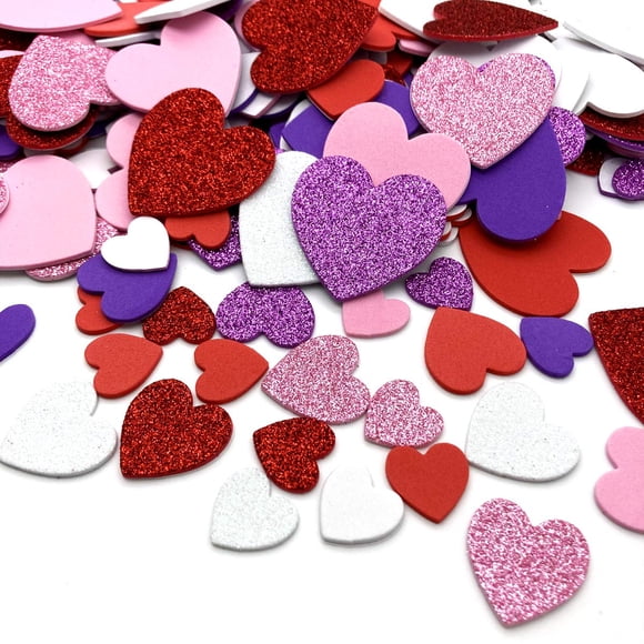 Pegatinas XIANMU 360 de espuma autoadhesivas en forma de corazón, 3 tamaños