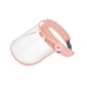 thumbnail image 5 of Pantalla facial, visera transparente, versátil, ergonómica, a prueba de polvo, protección facial completa, protección contra salpicaduras para trabajo rosa, 5 of 5