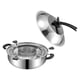 thumbnail image 2 of Plato de chafing de libinabra caliente con divisor sopa de sopa de cocina comercial para martilleras para el restaurante en casa cocina picnic cocina Con golpes, 2 of 5