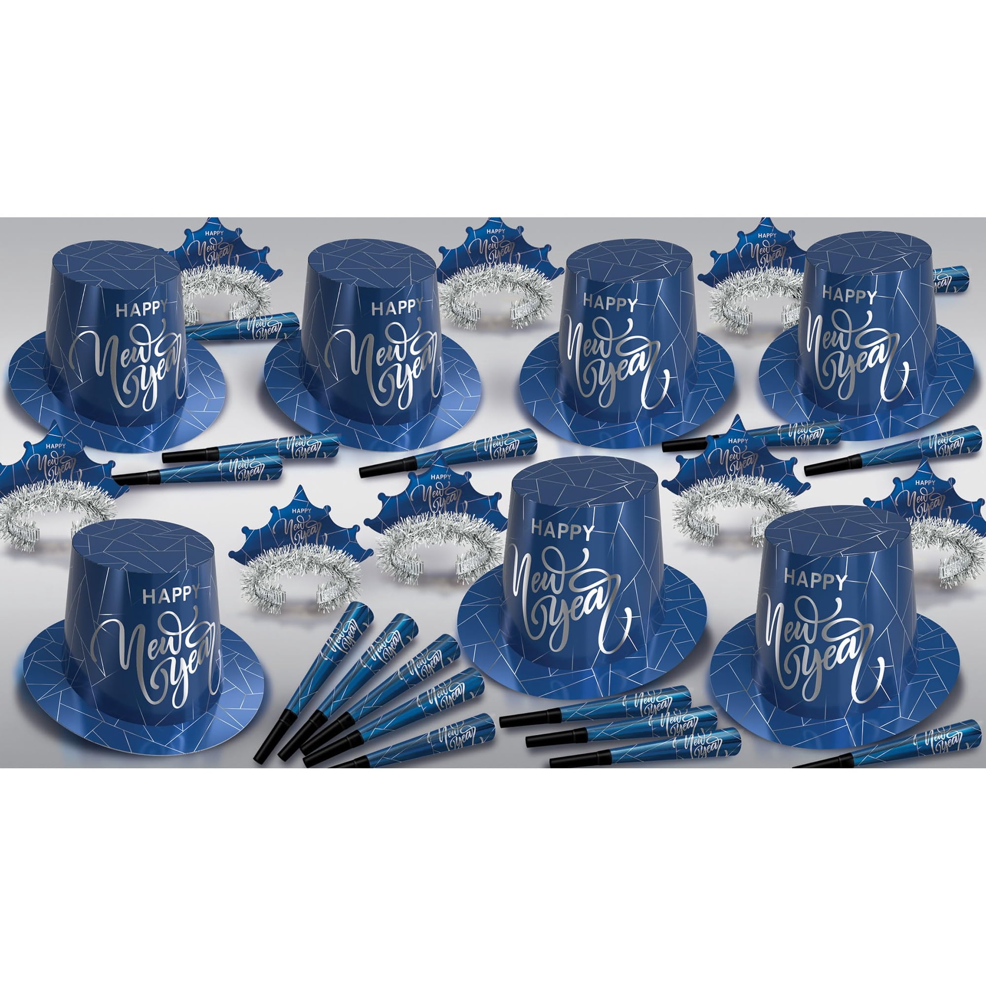 Kit De Fiesta Beistle Midnight Blue New Year Para 50 Personas