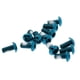 thumbnail image 2 of 12 Piezas Bicicleta de Monta?a Ciclismo Bicicleta Freno Disco Rotor Tornillos Tornillos Azul, 2 of 5