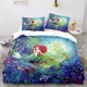 thumbnail image 1 of Cover Bedding Set Happy Little Mermaid Ariel Special Kids Gift3-Piece Bedding Set (1 Duvet Cover + 2 Pillow Shams), 1 of 3