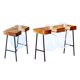 thumbnail image 4 of 2pcs Estante De Madera Maceta Maceta Soporte Soporte De Exhibición Interior, 4 of 6