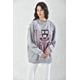 thumbnail image 2 of Poleron Oversize Manga Larga Mujer Gris Talla Unica, 2 of 3