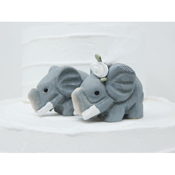Adorno para pastel Selsela Elefante 5 cm Novios
