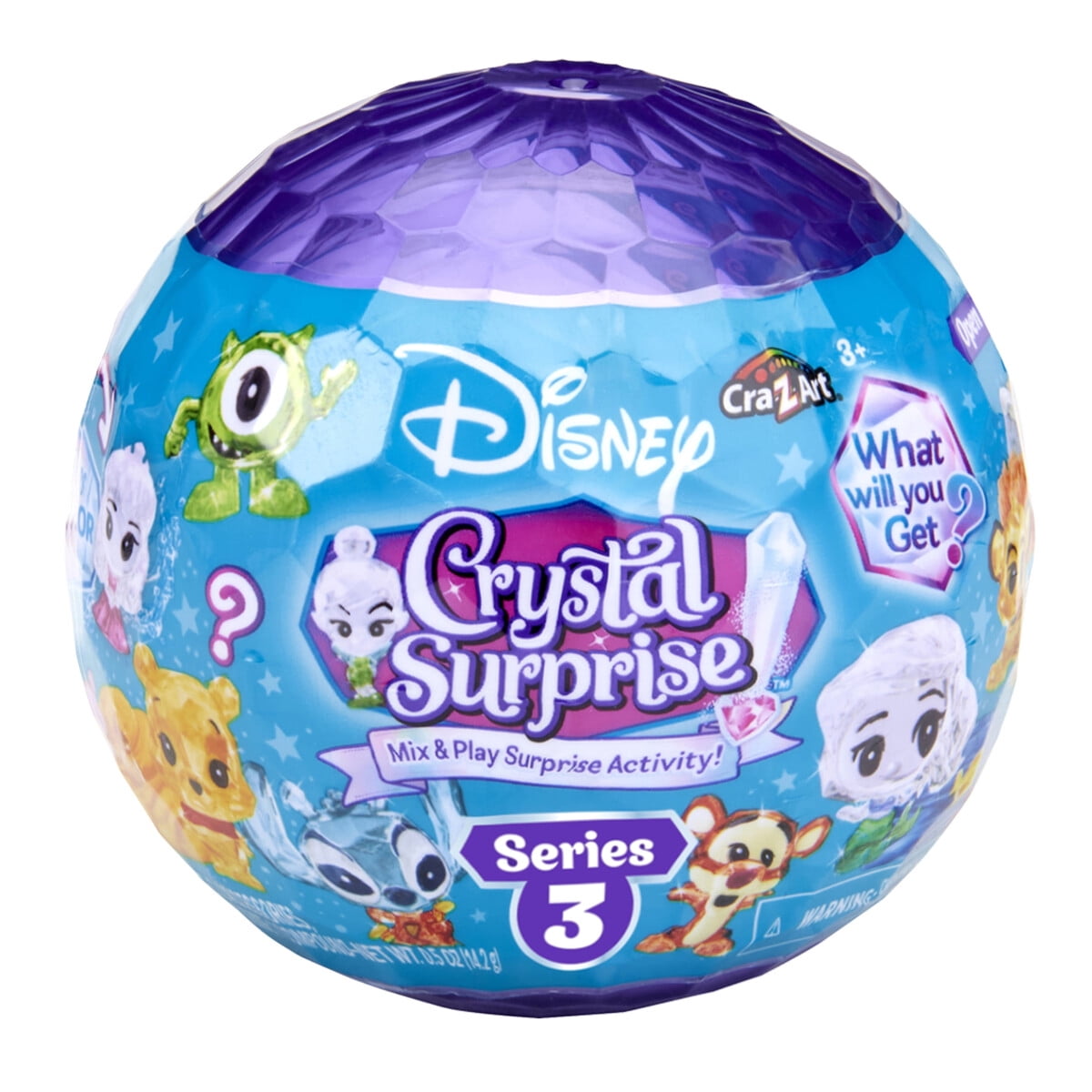 Juguete Sorpresa Disney Crystal Surprise Serie 3 Crazart 8cm