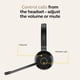 thumbnail image 3 of Auriculares inalámbricos de un solo oído Jabra Evolve 65 TE Black, 3 of 6