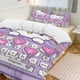 thumbnail image 3 of keyboard Hello Kitty Comforter Twin SizeComforter Set for Kids Girls3Pcs Bedding Set Printed Comforter with 2 PillowcasesDown AlternativeSoft and Lightweight Bed Sheets, 3 of 5