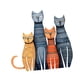 thumbnail image 4 of 4 Adornos De Pared De Gato En 2D, Bonitos Adornos De Metal De Hierro Para Cocina Interior Y Exterior., 4 of 5