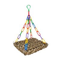 Ioensy - Bird Parrot Perch Handmade Hanging Toy Bird Cage Para Lovebird Paraket Canary L