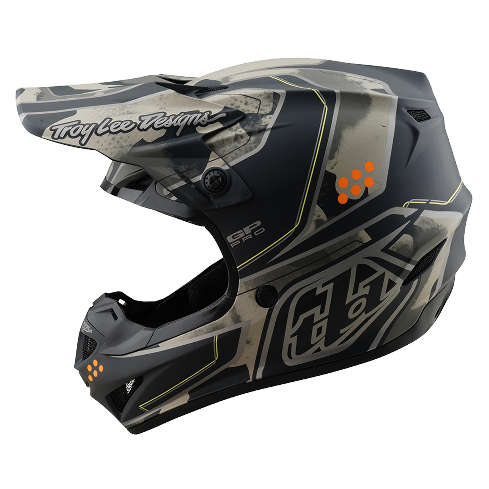 Casco Troy Lee Gp Pro Trooper Black / Caper