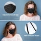 thumbnail image 3 of Mascarillas desechables LEMENT, 3 capas, negras, 100 unidades, 3 of 7