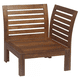 thumbnail image 1 of Sillón Esquinero Terraza Acacia Café Marrón Acacia, 1 of 3