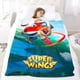 thumbnail image 5 of Super Wings anti-pilling, suave, ligera, esponjosa y acogedora de lujo para hogar y cocina – Perfecta para niños y adultos,50X70cm, 5 of 6