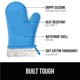 thumbnail image 2 of Guantes para horno GORILLA GRIP de silicona, sin BPA, resistentes al calor, 32 cm, 2 of 9