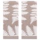 thumbnail image 1 of Toallas de Mano con Patrón de Hojas REGALWOVEN Suaves Absorbentes Decorativas para Decoración de Baño y Cocina 13 x 29 Pulgadas Marrón 2 Piezas, 1 of 4